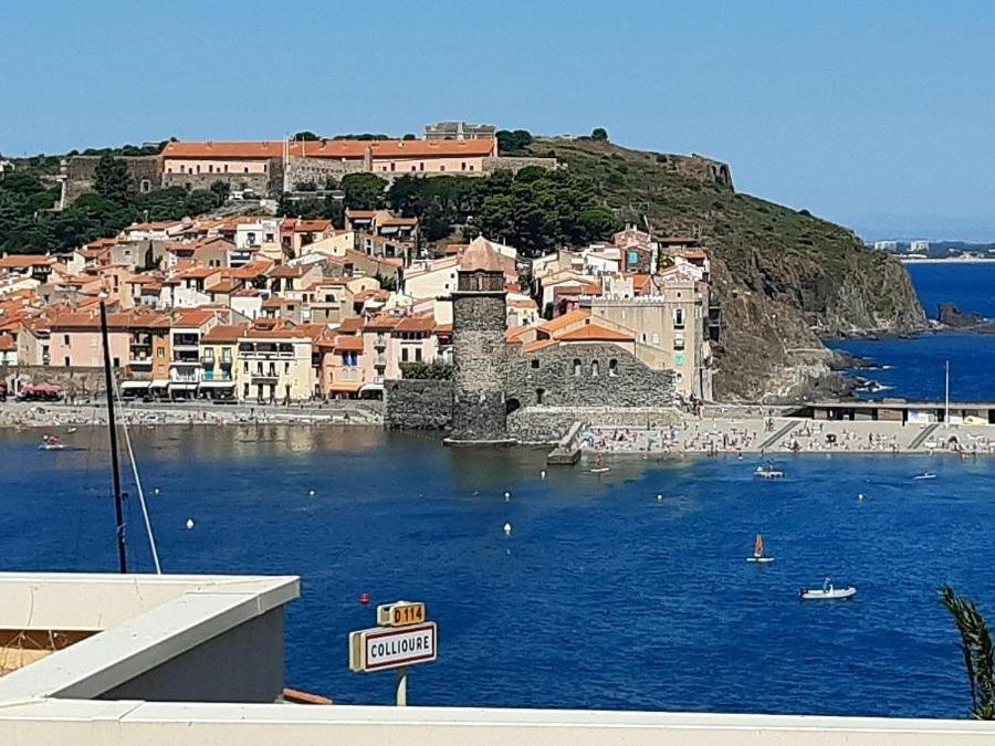 Appartement Vue Imprenable - Piscine - Parking privé - terrasse - Collioure Extérieur photo